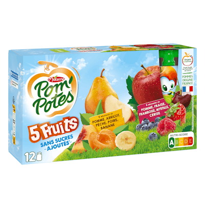 pack de Pom’Potes® 5 Fruits ou Battle 2 Fruits