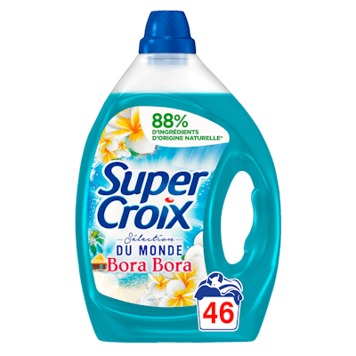 lessive Super Croix liquide (de 42 à 63 lavages).