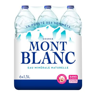 Mont Blanc eau minérale